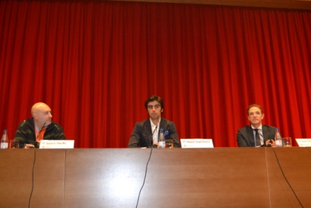 De izquierda a derecha: Ignacio Murillo, Miguel Ángel Perera y José Luis López Guzmán 